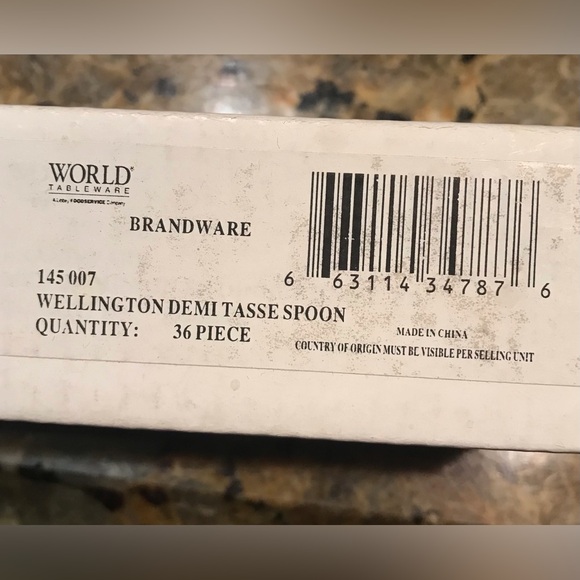 World tableware 145 007 Wellington Demitasse spoon 4.3/4” - Picture 4 of 12